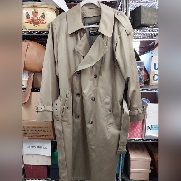 Towne London Fog Trench Coat #3985 - Picture 1 of 4